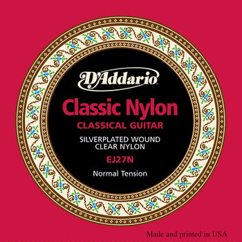 D'Addario EJ27N Student Nylon Classical Guitar Strings Normal Tension - The Guitar Store - The Home Of Tone