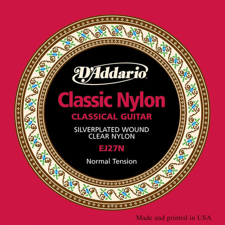 D'Addario EJ27N Student Nylon Classical Guitar Strings Normal Tension - The Guitar Store - The Home Of Tone