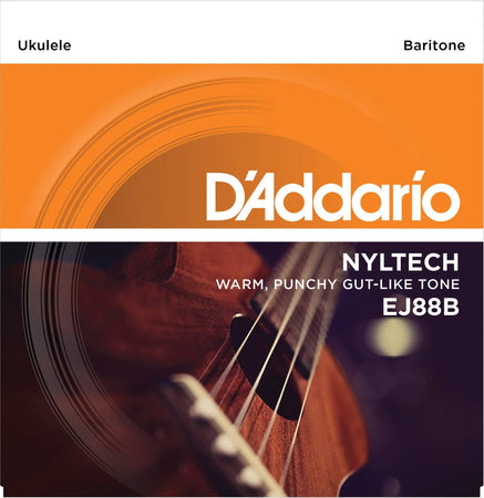 D'Addario EJ88B Nyltech Ukulele Strings Baritone - The Guitar Store - The Home Of Tone
