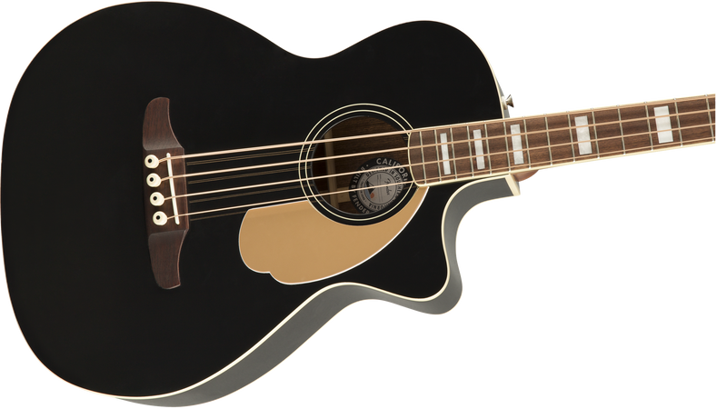 Fender Kingman Acoustic Bass V2 in Jet Black Walnut