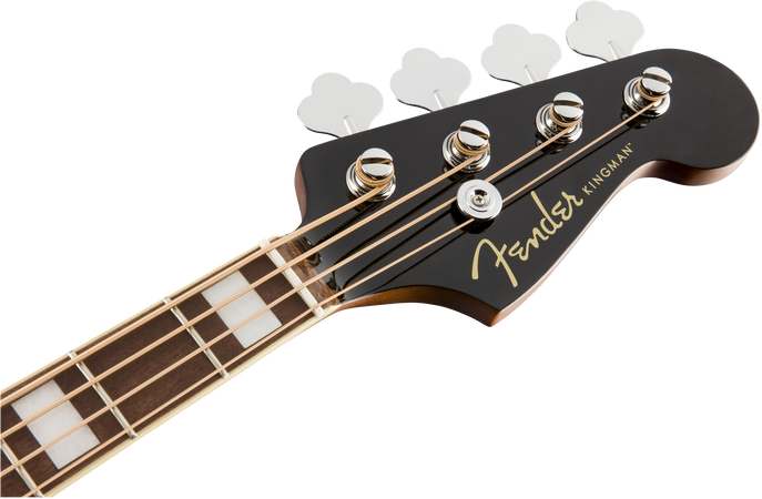Fender Kingman Acoustic Bass V2 in Jet Black Walnut