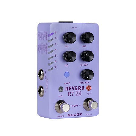 Mooer X2 Series R7 Reverb Effects Pedal