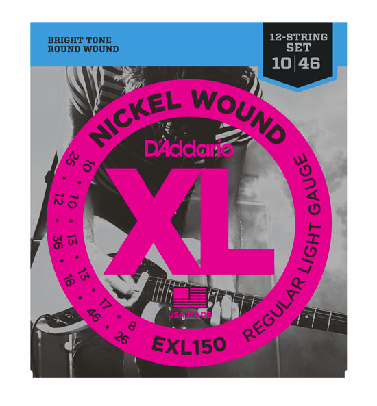 D'Addario EXL150 12 string 10-46 - The Guitar Store - The Home Of Tone