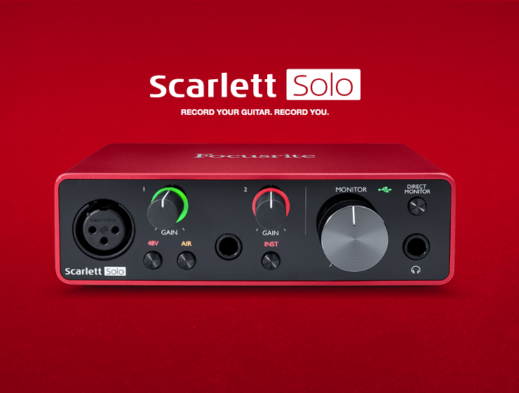 V3　Gen　The　Guitar　Audio　Focusrite　Solo　Online　3rd　Scarlett　Store　Interface　Southampton