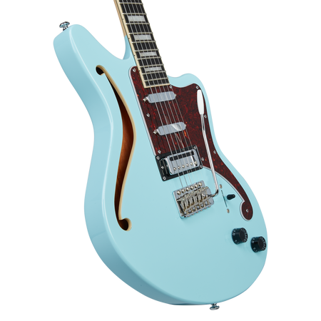 D'Angelico Premier Series Bedford Offset Semi-Hollow in Sky Blue