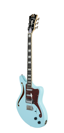 D'Angelico Premier Series Bedford Offset Semi-Hollow in Sky Blue