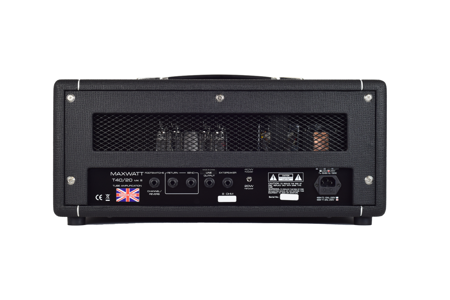 HIWATT T40-20 MKIII 40 Watt Valve Head Amplifier with Reverb - theguitarstoreonline