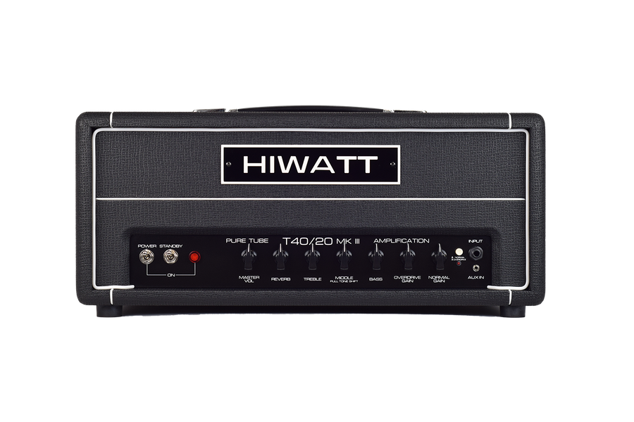 HIWATT T40-20 MKIII 40 Watt Valve Head Amplifier with Reverb - theguitarstoreonline