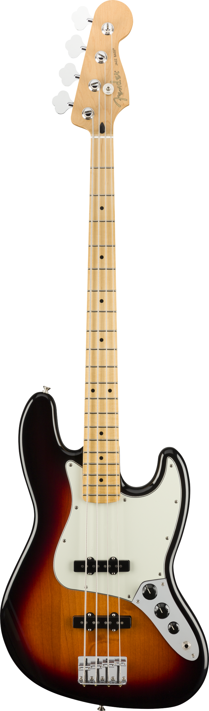 Fender Player Jazz Bass Guitar in 3 Tone Sunburst with Maple Fretboard - theguitarstoreonline