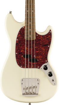 Fender Squier Classic Vibe 60s Mustang Bass in Olympic White with Laurel Fretboard - theguitarstoreonline