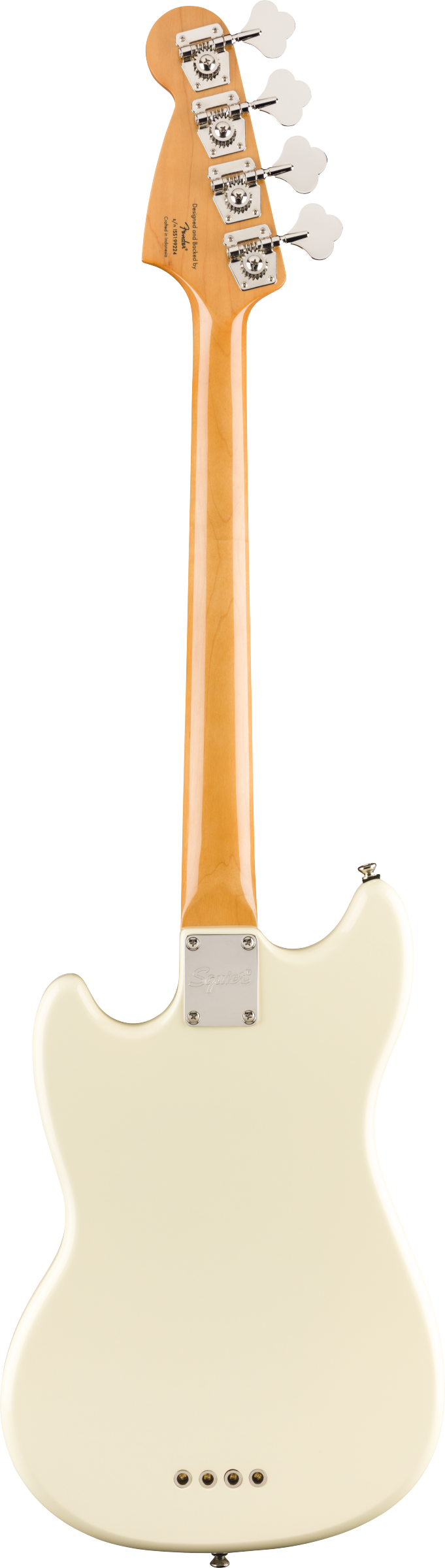 Fender Squier Classic Vibe 60s Mustang Bass in Olympic White with Laurel Fretboard - theguitarstoreonline