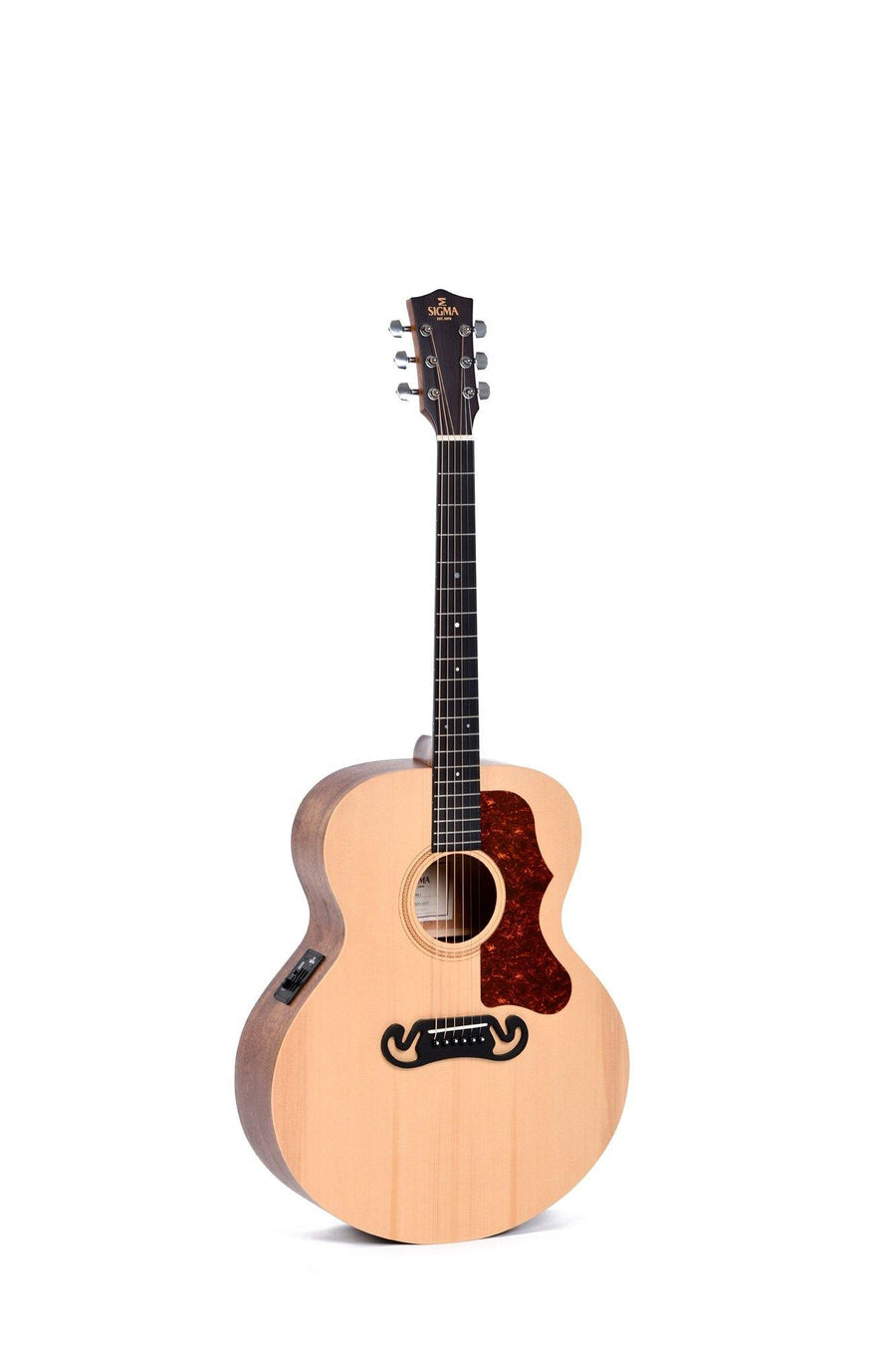 Sigma GJME SE Series Jumbo Cutaway Electro Acoustic in Natural - theguitarstoreonline